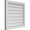 Ekena Millwork Vertical Surface Mount PVC Gable Vent w/ 2"W x 2"H , Brickmould Sill Frame, 26"W x 24"H GVPVE26X2403SN - alternate 5